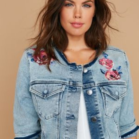 lane bryant jean jacket